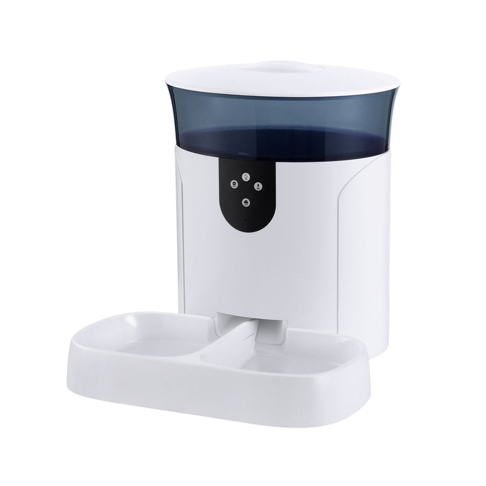 Dog Bowls, Feeders & Waterers: i.Pet Automatic Pet Feeder Dog Cat Wifi 7L Auto Smart Food Dispenser Timer Feed