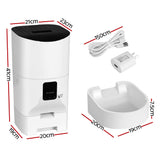 Dog Bowls, Feeders & Waterers: i.Pet Automatic Pet Feeder 9L Wifi Auto Dog Cat Feeder Smart Food Dispenser Timer