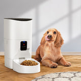 Dog Bowls, Feeders & Waterers: i.Pet Automatic Pet Feeder 9L Wifi Auto Dog Cat Feeder Smart Food Dispenser Timer