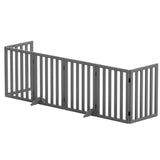 Dog Playpens & Gates: i.Pet Dog Playpen Enclosure 6 Panel Pet Fence Wooden Play Pen