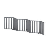 Dog Playpens & Gates: i.Pet Dog Playpen Enclosure 6 Panel Pet Fence Wooden Play Pen