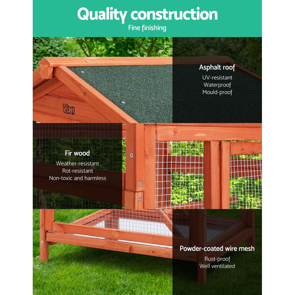 Bird Cages & Stands: i.Pet Bird Cage 72cm x 60cm x 168cm Pet Cages Large Aviary Parrot Carrier Travel Canary Wooden XL