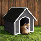 Dog Kennels: i.Pet Dog Kennel Wooden Large House Outdoor Indoor Puppy Pet Cabin Weatherproof XL