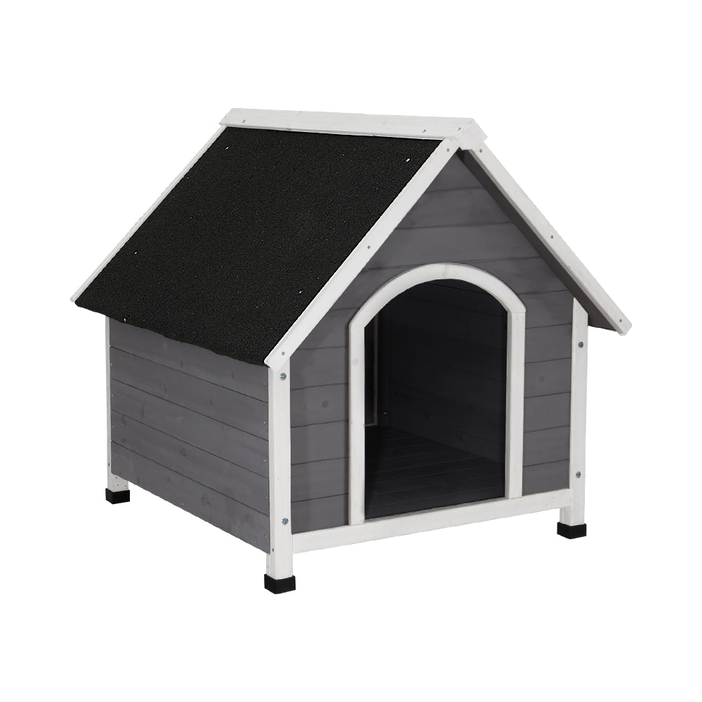 Dog Kennels: i.Pet Dog Kennel Wooden Large Outdoor House Indoor Puppy Pet Cabin Weatherproof