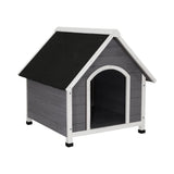 Dog Kennels: i.Pet Dog Kennel Wooden Large Outdoor House Indoor Puppy Pet Cabin Weatherproof