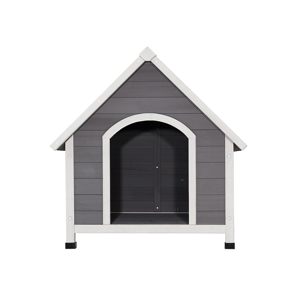Dog Kennels: i.Pet Dog Kennel Wooden Large Outdoor House Indoor Puppy Pet Cabin Weatherproof