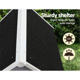 Dog Kennels: i.Pet Dog Kennel Wooden Large Outdoor House Indoor Puppy Pet Cabin Weatherproof