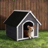 Dog Kennels: i.Pet Dog Kennel Wooden Large Outdoor House Indoor Puppy Pet Cabin Weatherproof