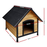 Dog Kennels: i.Pet Dog Kennel Extra Large Wooden Outdoor House Pet Puppy House XL Crate Cabin Waterproof