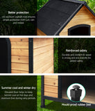 Dog Kennels: i.Pet Dog Kennel Extra Large Wooden Outdoor House Pet Puppy House XL Crate Cabin Waterproof