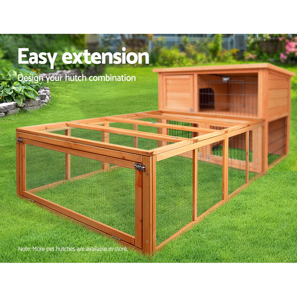 Small Animal Habitats & Cages: i.Pet Chicken Coop Rabbit Hutch 180cm Extra Large Wooden Chicken House Run XL Hen Cage