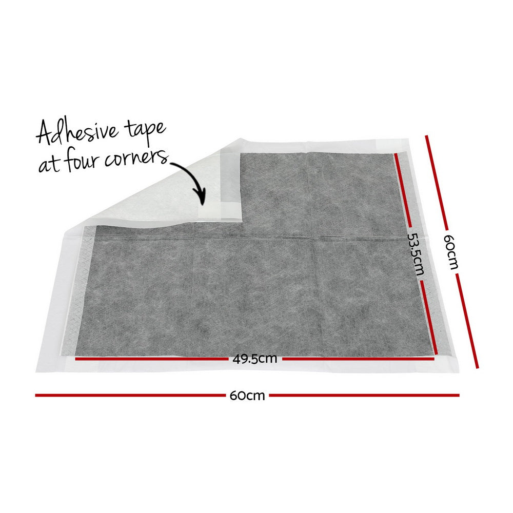 Dog Training Aids: i.Pet Pet Training Pads 400pcs 60x60cm Puppy Dog Toilet Pee Indoor Super Absorbent Grey