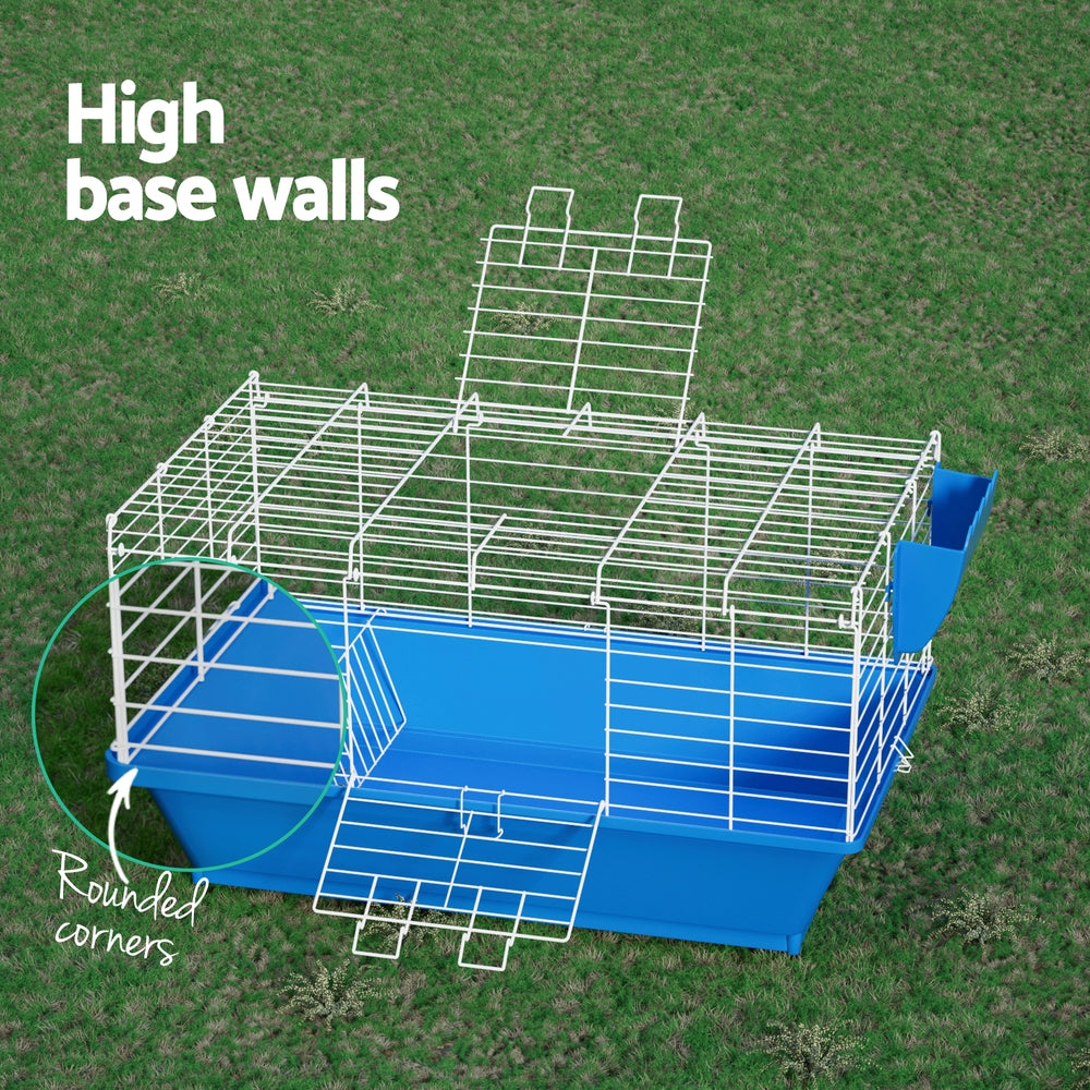 Small Animal Habitats & Cages: i.Pet Rabbit Cage 88cm Indoor Guinea Pig