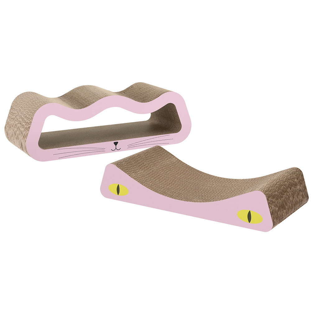 Cat Scratchers: i.Pet Cat Scratching Board Scratcher Cardboard Kitten Indoor Climbing Pad Catnip