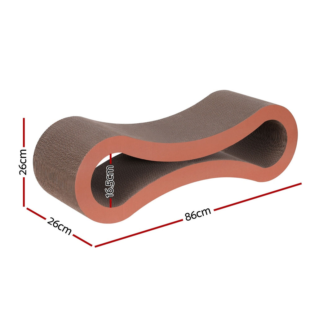 Cat Scratching Posts: i.Pet Cat Scratching Board Scratcher Cardboard Kitten Indoor Climbing Bed Catnip