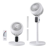 Portable Fans: Devanti Pedestal Fan W/ Remote 3 Speed 12H Timer Height Adjustable Cooling Fan