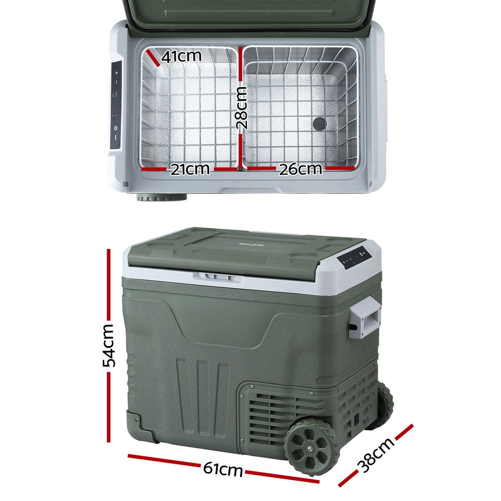 Camping Appliances: Portable Fridge 50L Camping Bar Fridges Freezer 12V/24V/240V