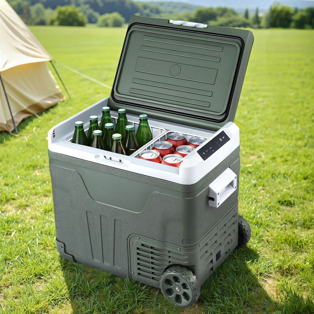 Camping Appliances: Portable Fridge 50L Camping Bar Fridges Freezer 12V/24V/240V