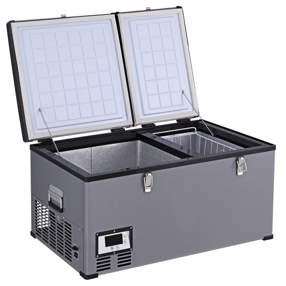 Camping Appliances: Glacio Camping Fridge 80L Portable Bar Fridges Freezer 12V/24V/240V