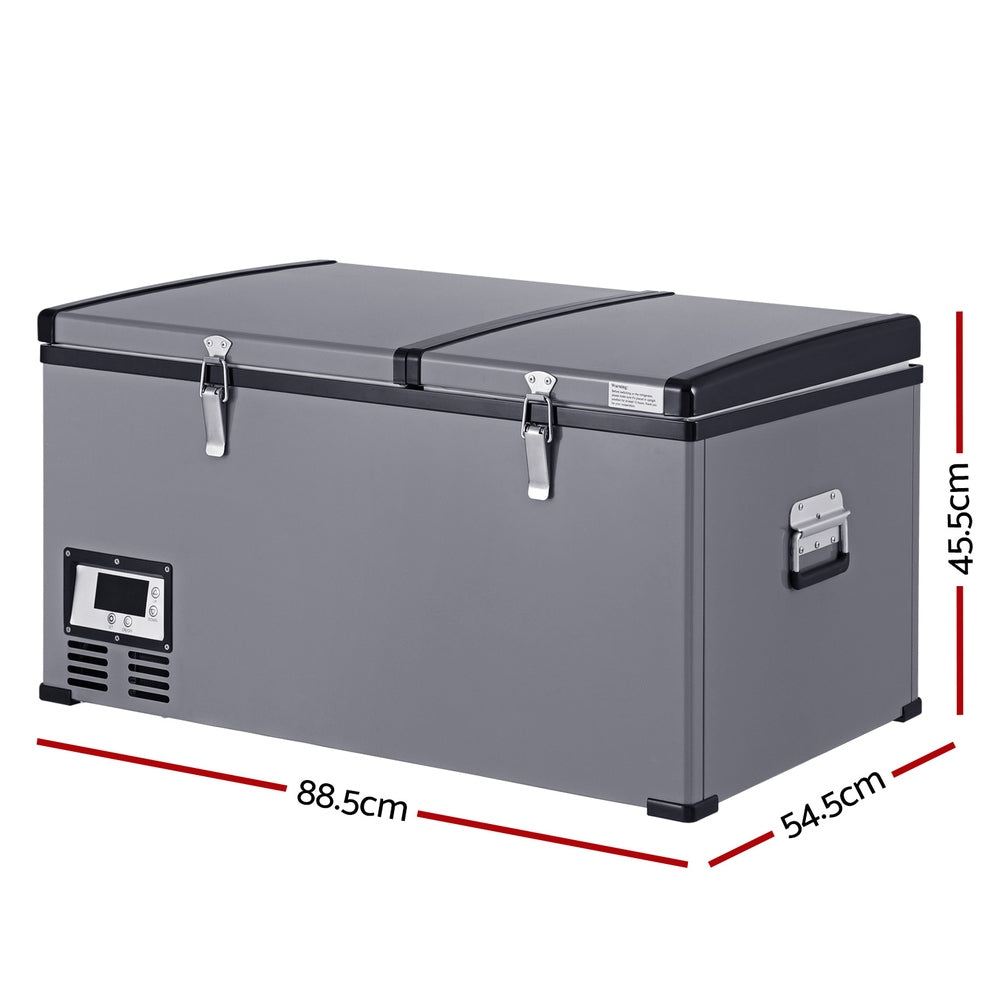 Camping Appliances: Glacio Camping Fridge 80L Portable Bar Fridges Freezer 12V/24V/240V