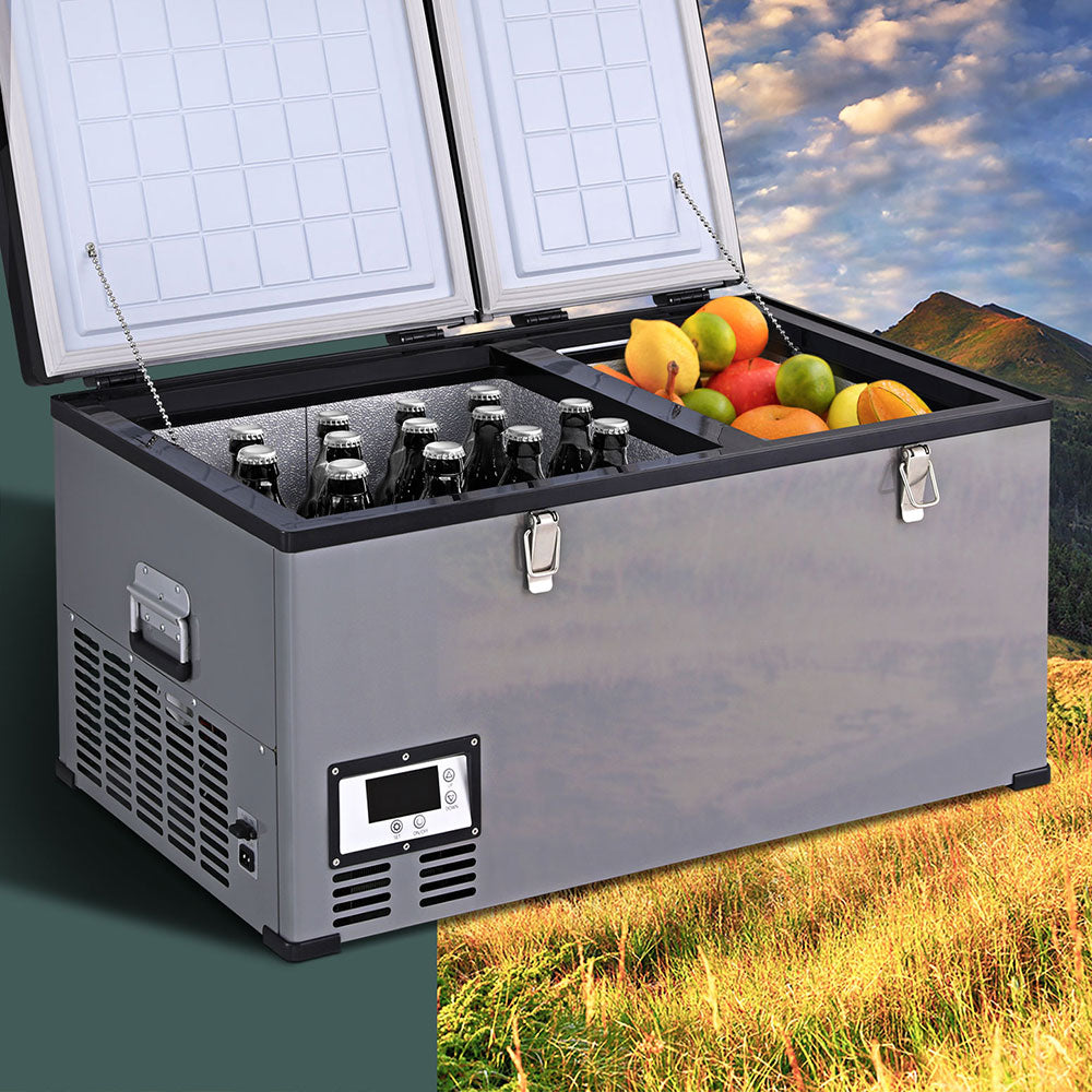 Camping Appliances: Glacio Camping Fridge 80L Portable Bar Fridges Freezer 12V/24V/240V
