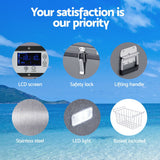 Camping Appliances: Glacio Camping Fridge 80L Portable Bar Fridges Freezer 12V/24V/240V