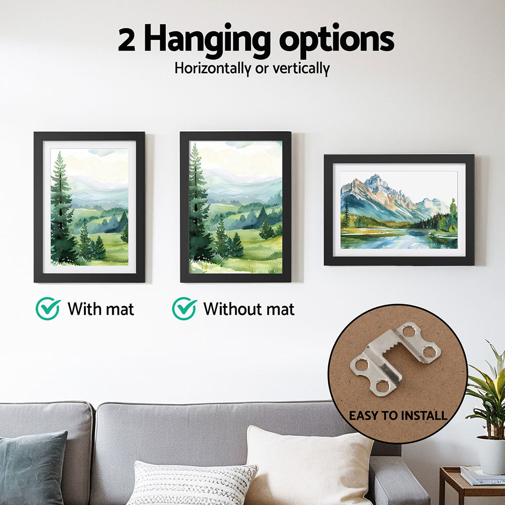 Picture Frames: Artiss Photo Frame A4 3PCS Set