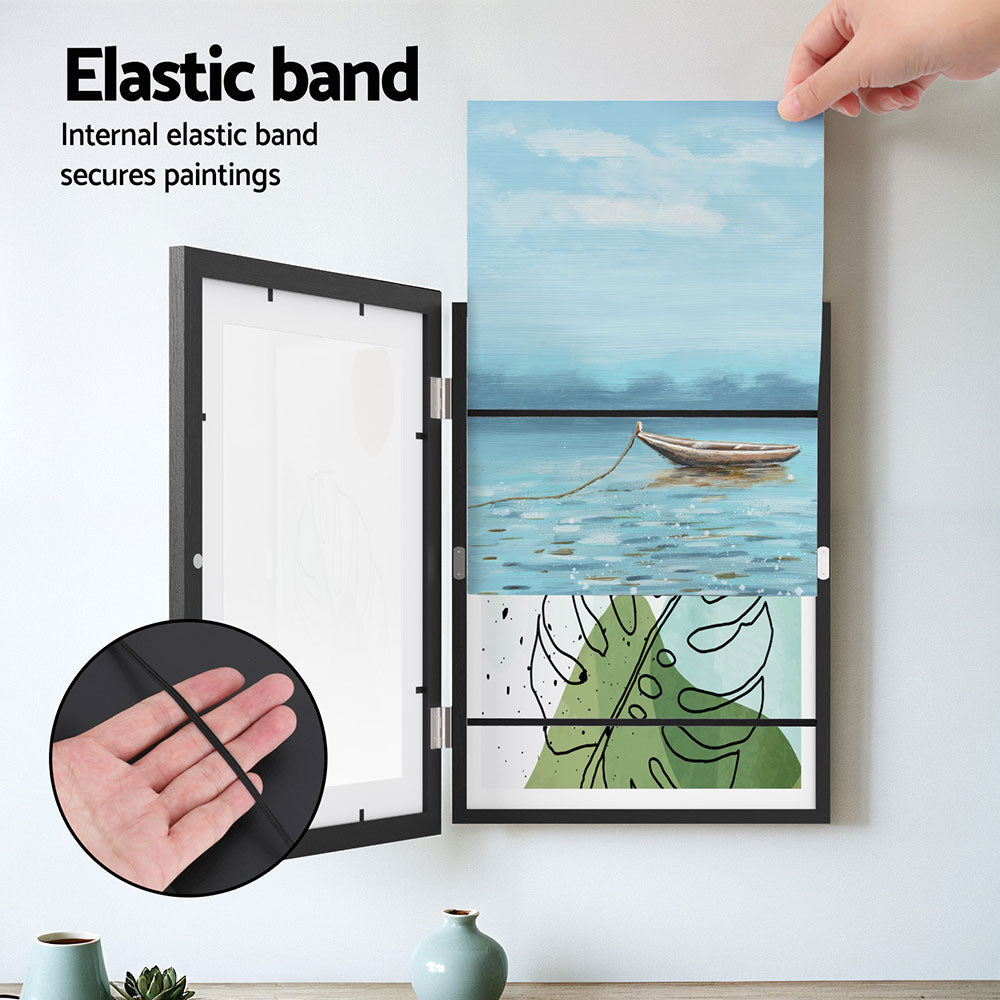 Picture Frames: Artiss Photo Frame A4 3PCS Set