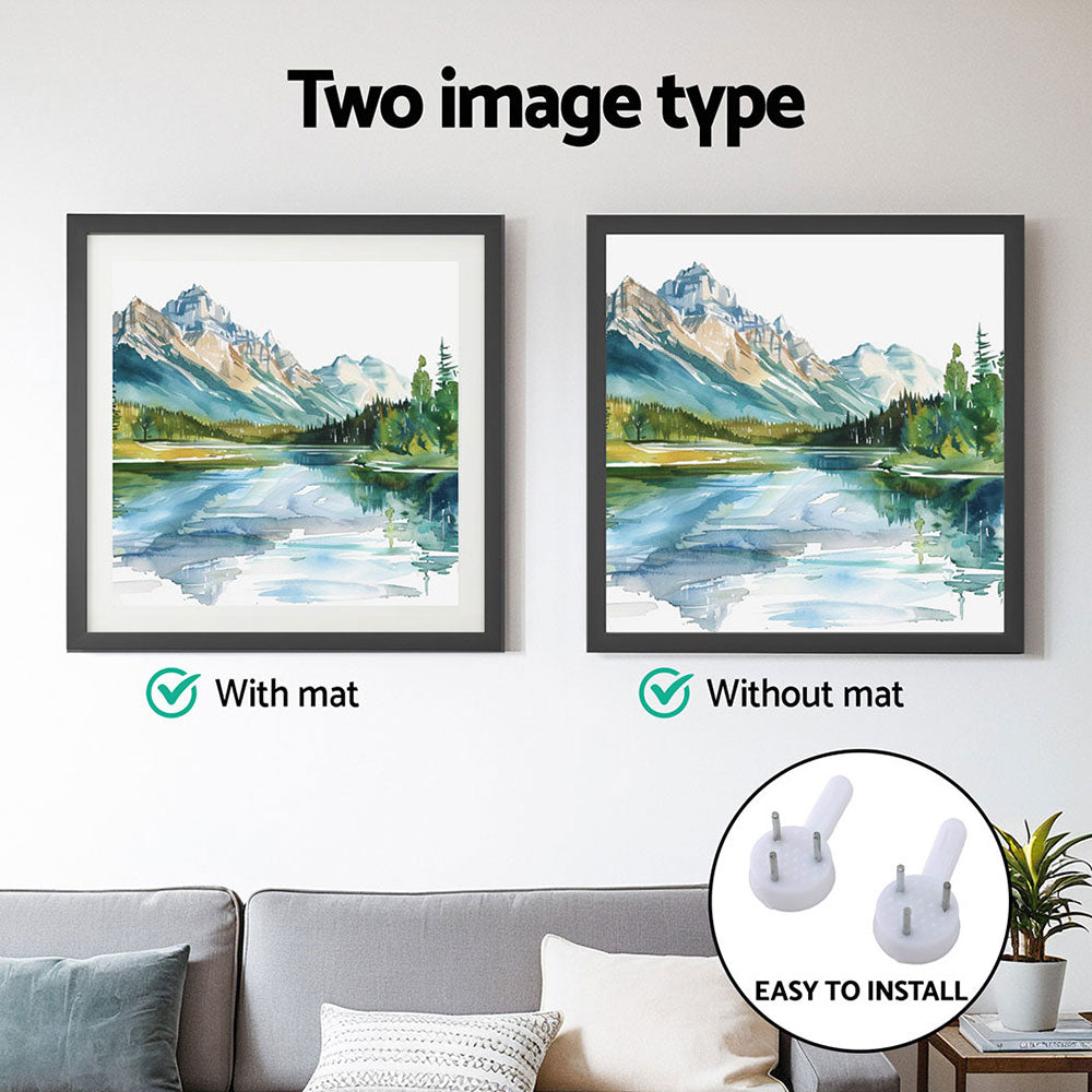 Picture Frames: Artiss Photo Frame 2PCS Set Black