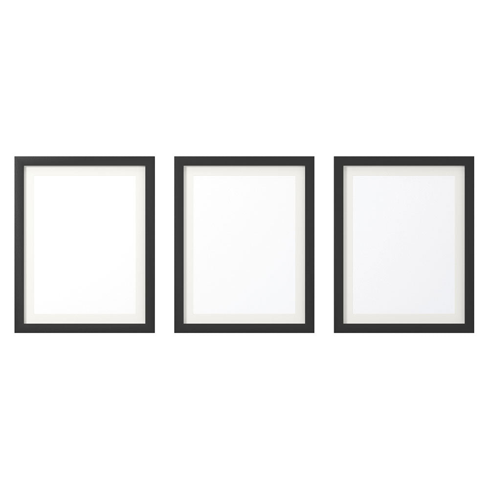 Picture Frames: Artiss Photo Frame 3PCS Set Black