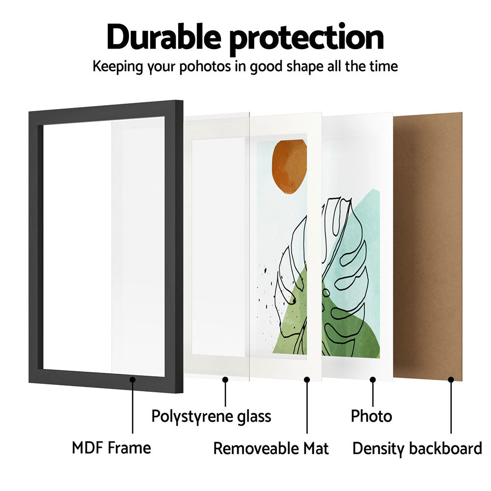 Picture Frames: Artiss Photo Frame 3PCS Set Black