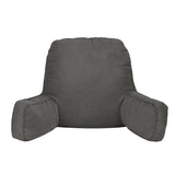 98765-Giselle Reading Pillow Back Rest Lumbar Support Cushion Grey