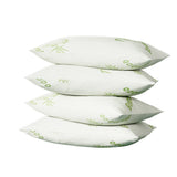 Pillows: Giselle Bedding 4 Pack Bamboo Pillow Family Hotel