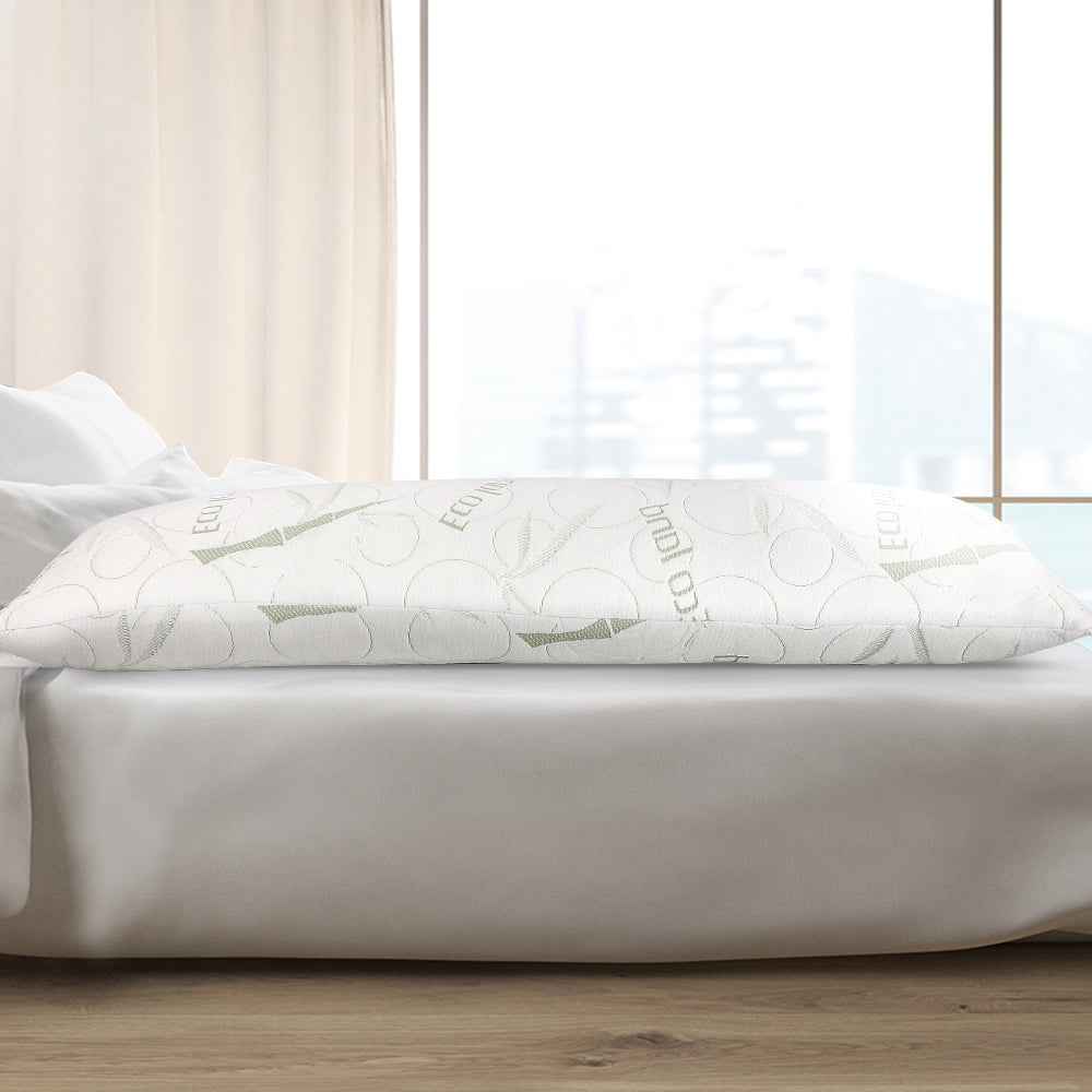 Pillows: Giselle Bedding Body Support Pillow Bamboo Cover