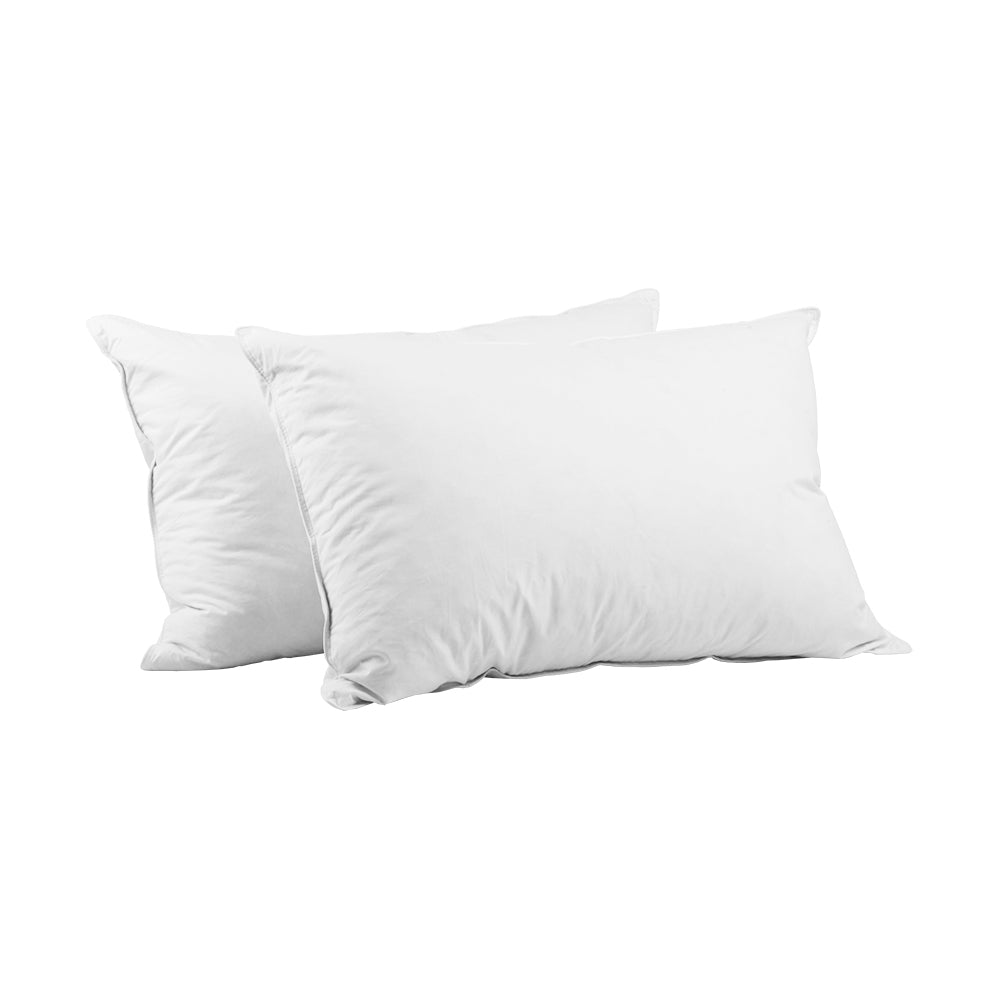 Pillows: Giselle Bedding Duck Feather Down Pillow Twin Pack