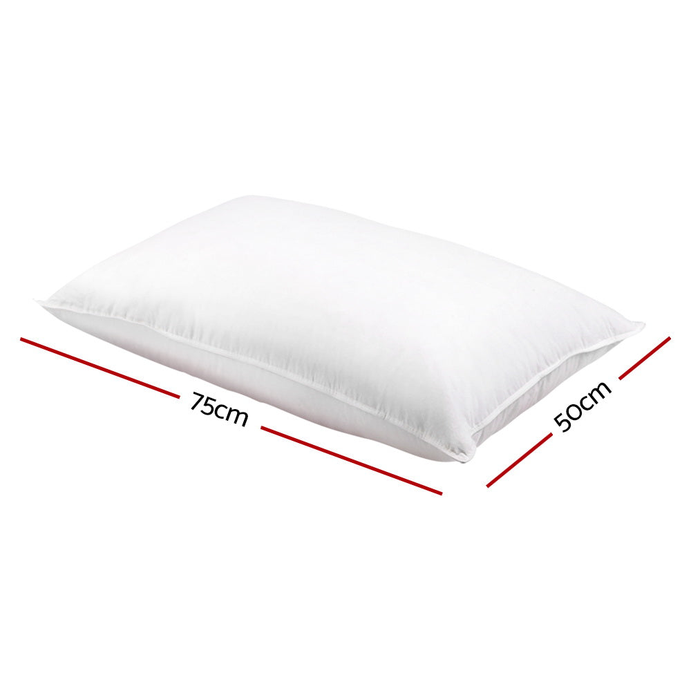 Pillows: Giselle Bedding Goose Feather Down Pillow Twin Pack