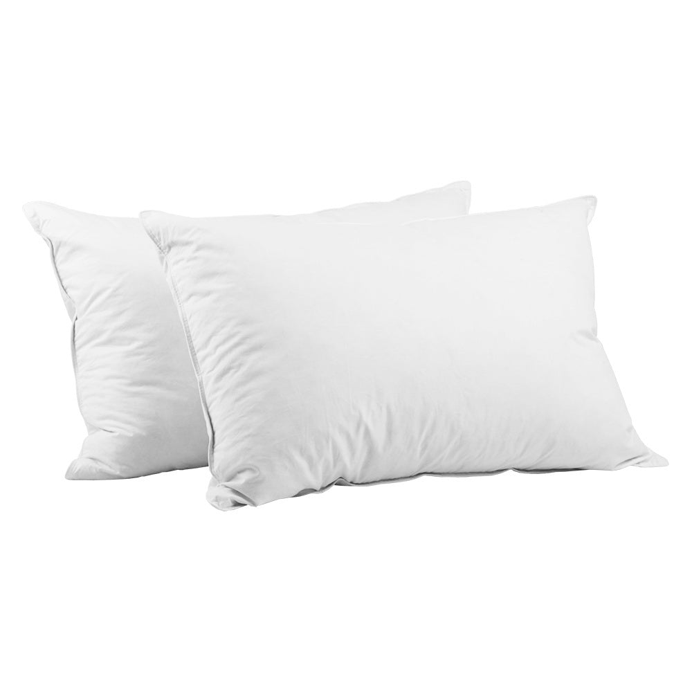 Pillows: Giselle Bedding Goose Feather Down Pillow Twin Pack