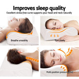Pillows: Giselle Bedding Natural Latex Pillow 2-Zone Twin Pack