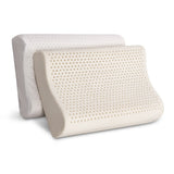 Pillows: Giselle Bedding Natural Latex Pillow 2-Zone Twin Pack