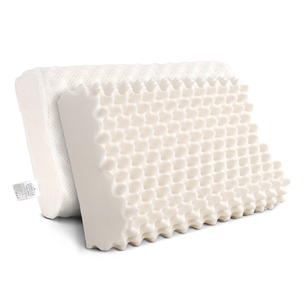 Pillows: Giselle Bedding Natural Latex Pillow Twin Pack