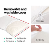 Pillows: Giselle Bedding Natural Latex Pillow Classic Twin Pack