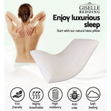 Pillows: Giselle Bedding Natural Latex Pillow Classic Twin Pack