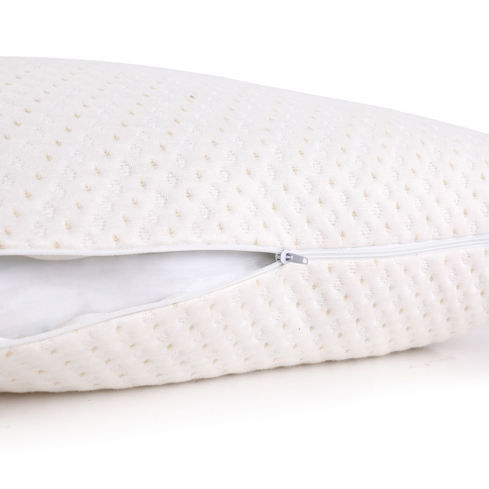Pillows: Giselle Bedding Memory Foam Pillow Bamboo Cover Twin Pack