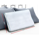 Pillows: Giselle Bedding Memory Foam Contour Pillow Cool Gel