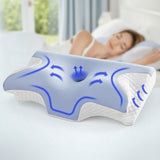 Pillows: Giselle Bedding Memory Foam Pillow Ergonomic Contour