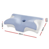 Pillows: Giselle Bedding Memory Foam Pillow Ergonomic Contour