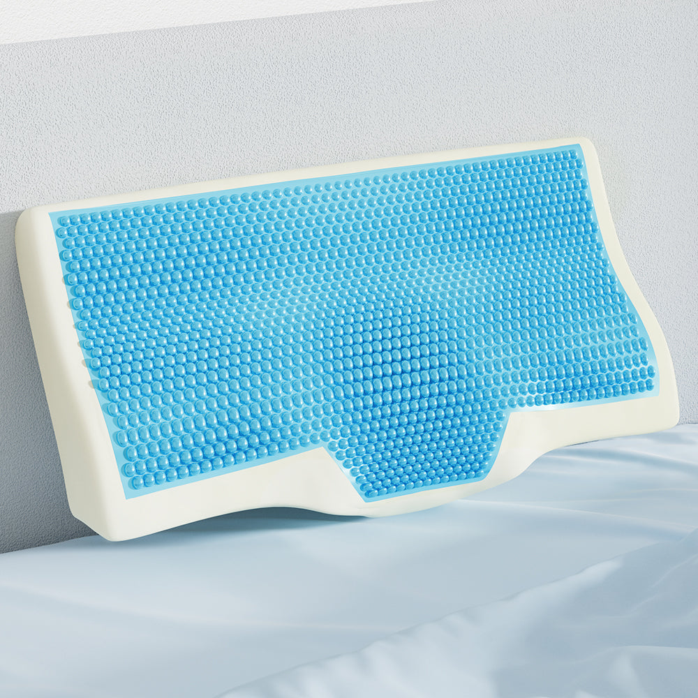 Pillows: Giselle Cervical Pillow Memory Foam Contour Pillow Neck Support Cool Gel