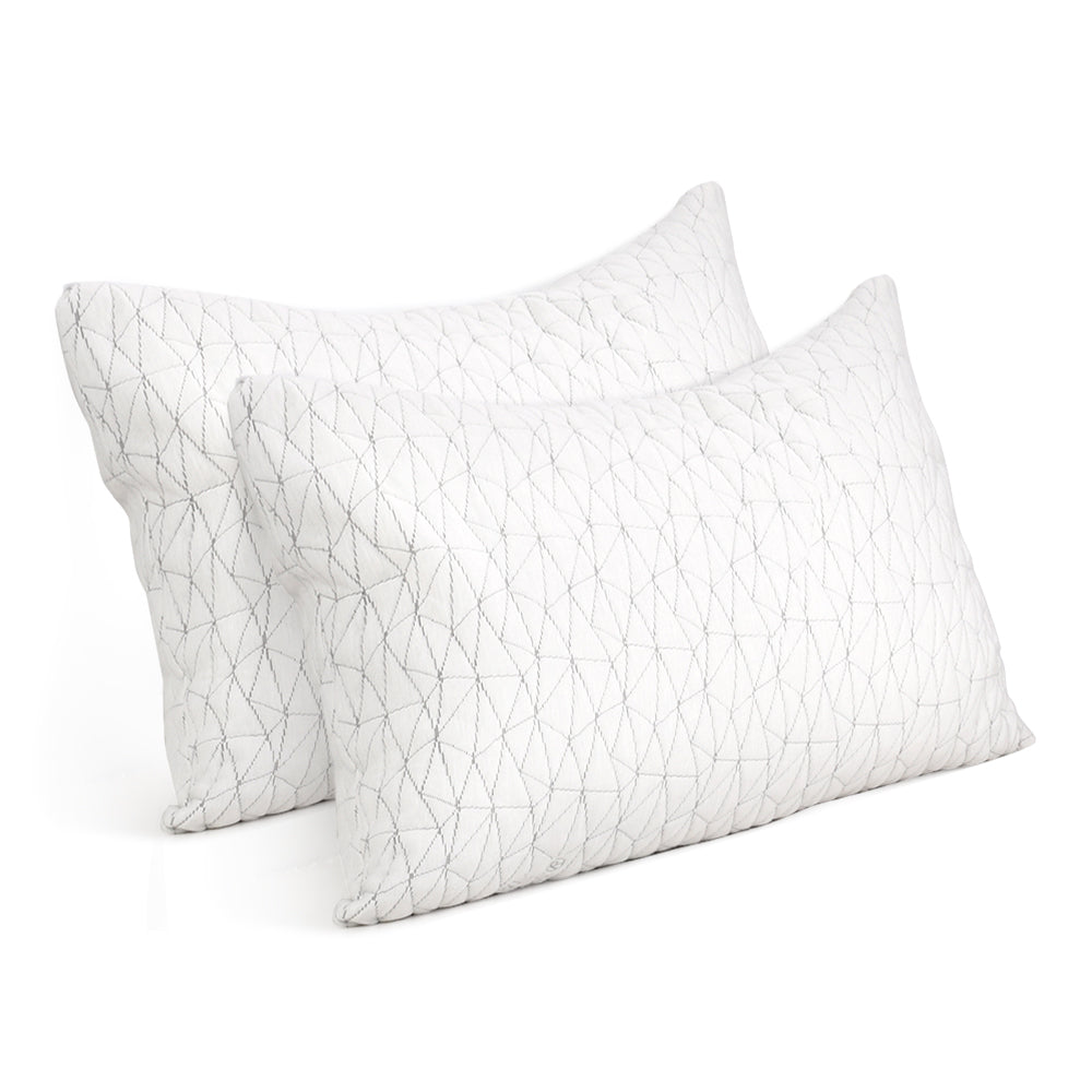 Pillows: Giselle Bedding Memory Foam Pillow Single Size Twin Pack