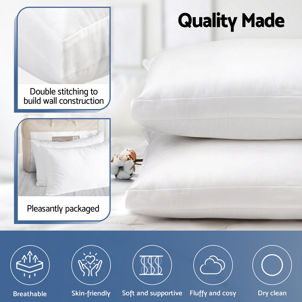 Pillows: Giselle Bedding Shredded Memory Foam Pillow Adjustable Loft