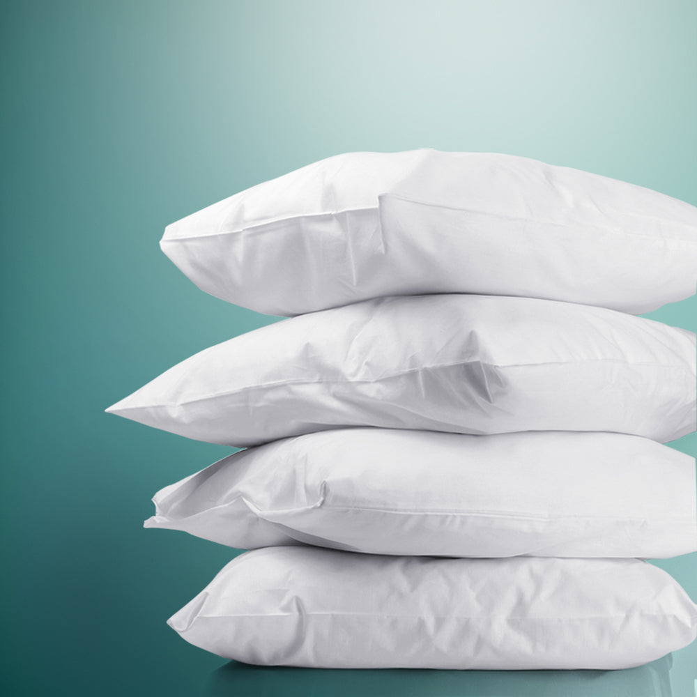 Pillows: Giselle Bedding 4 Pack Bed Pillow Family Hotel 50X90CM